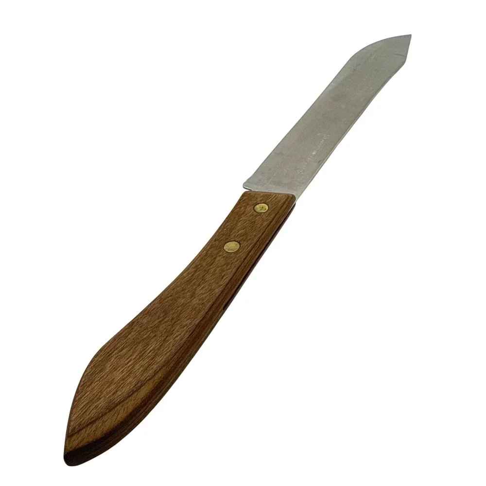 Vintage Ekco Stainless Steel Carving Knife Wood Handle USA Made Bread‎ Utility